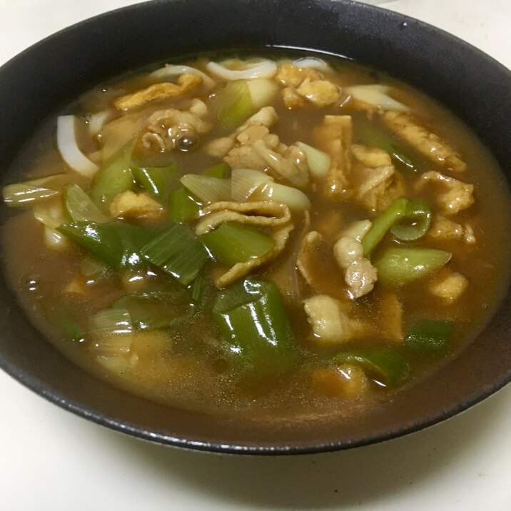 カレールー1個で簡単カレーうどん